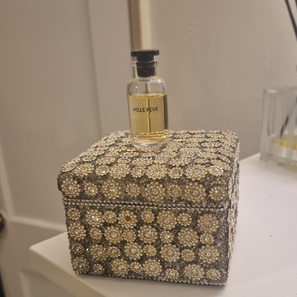 Elegant Silver and Gold Decorative Box